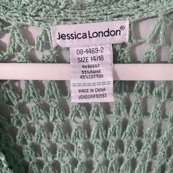 Jessica-london Women's Green Cardigan - Picture 4 of 8